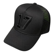 Load image into Gallery viewer, Black 17 Hat
