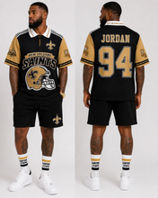 Load image into Gallery viewer, Unisex Gold &amp; Black Jersey
