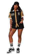 Load image into Gallery viewer, Unisex Black &amp; Gold Jersey
