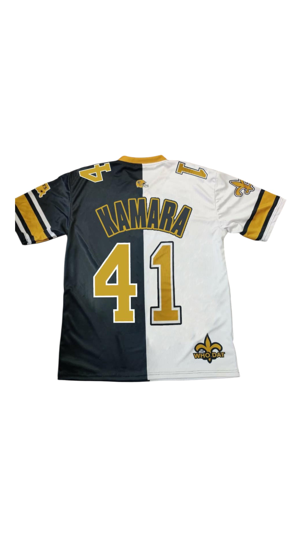 Men's Black & Gold Jersey #41