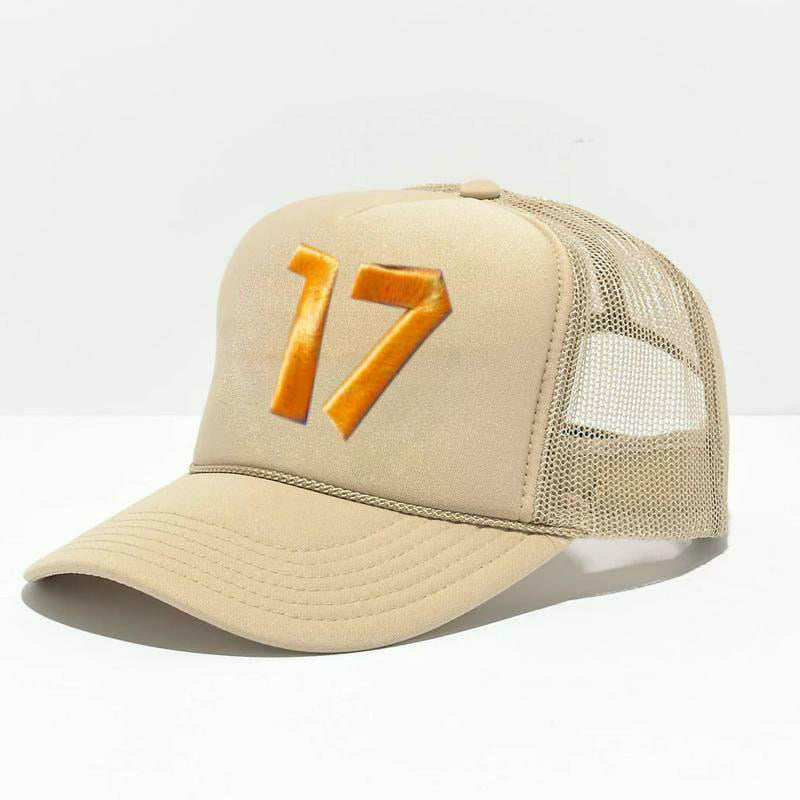 17th Cream/ Orange Hat