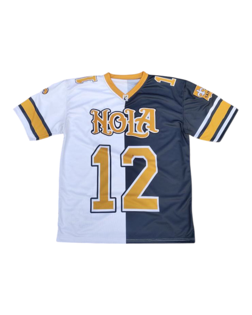 Men's Black & Gold Jersey #12